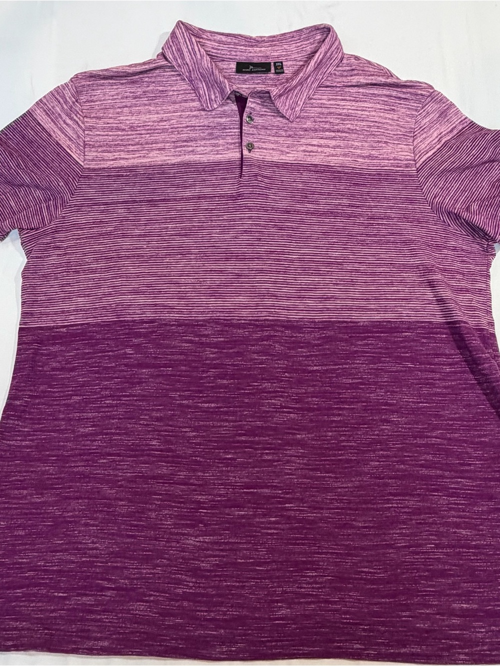 Marc Anthony XXL Slim Fit Purple Polo Shirt Mens Short Sleeve
